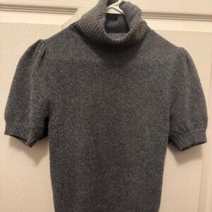ZARA turtleneck short sleeves knit sweater